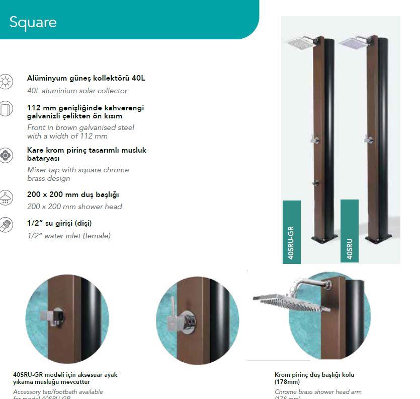 CRM Square Havuz Duşu
